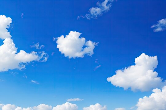Blue sky with clouds