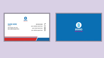 Various Colors Layout and Background Vector Business Card Template. , Mock Up Set. Simple Realistic design. Flat style illustration. Modern and Creative Company Bundle.