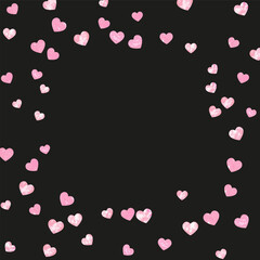 Glamour Template. Engagement Particles. Pink