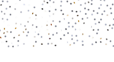 Confetti, paper triangle on the floor, fancy, colorful, celebration party - Silver Holographic PNG