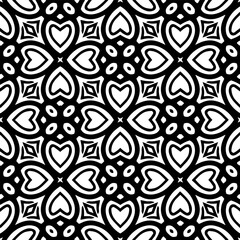 Vector monochrome pattern, Abstract texture for fabric print, card, table cloth, furniture, banner, cover, invitation, decoration, wrapping.seamless repeating pattern. Black  pattern.