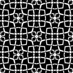 Vector monochrome pattern, Abstract texture for fabric print, card, table cloth, furniture, banner, cover, invitation, decoration, wrapping.seamless repeating pattern. Black  pattern.