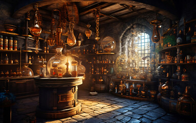 Fantasy Medieval Laboratory
