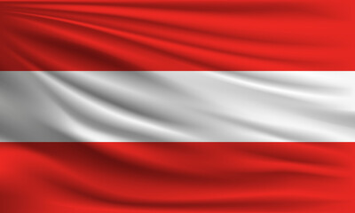 Vector flag of Austria