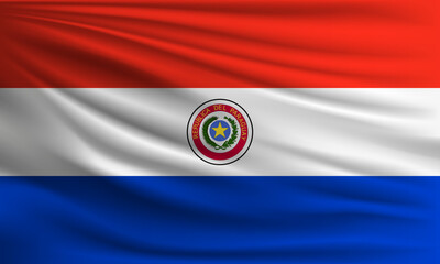Obraz premium Vector flag of Paraguay