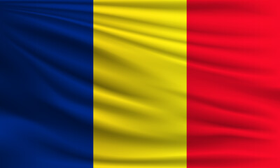 Vector flag of Romania