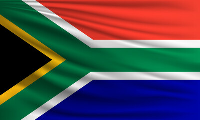 Vector flag of South Africa