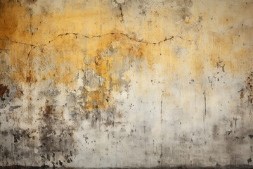 A textured grunge wall, bearing the marks of time and urban life, AI generation