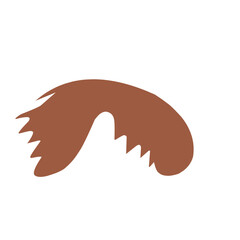 where the title of the ribbon vector