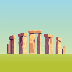 Stonehenge stones monument. - 609728370
