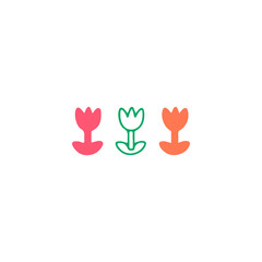 Fototapeta premium colorful floral doodle vector illustration