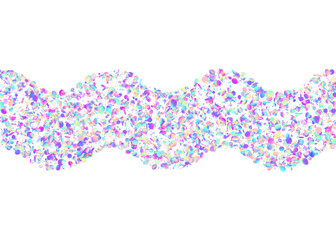 Glitch Sparkles. Luxury Art. Carnival Tinsel. Laser Colorful Gradient. Holographic Confetti. Disco Flyer. Digital Foil. Violet Shiny Texture. Pink Glitch Sparkles
