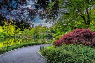 Obraz premium Gapstow Bridge in Central Park