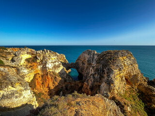 Cliffs and Caves on the Ocean