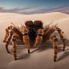 Spider in the sand of mages