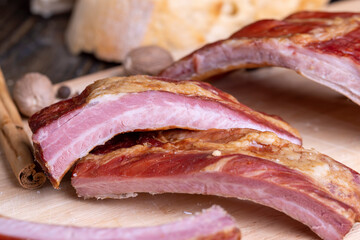 Boiled pork ribs with spices