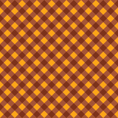 Octoberfest seamless pattern for wrapping paper, tableclocth. Bavarian plaid texture. Print with checkered ornament. Oktoberfest background. Germany traditional wallpaper. Vector color illustration.