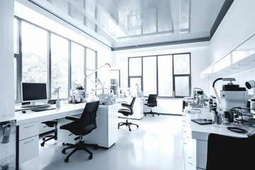 photo of design a functional office for medical Generated AI