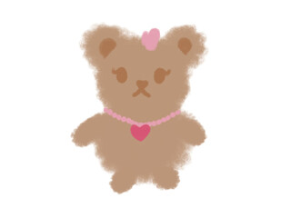 teddy bear with heart