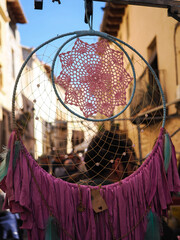 purple dreamcatcher
decoration, street, cage, lamp, people, market, mandala, dream, dreamcatcher, purple, pink, net, sky, urban, village, spain, teruel, la fresneda, old, antique, relax, calm, feeling