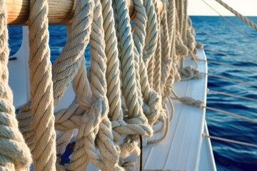Obraz premium sail_deck_and_rope