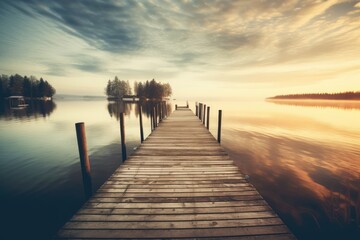 wooden_pier_on_lake_in_sunrise