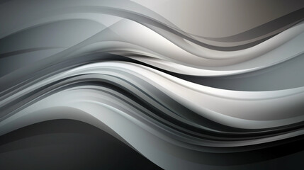 white silver abstract background with waves