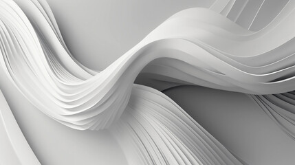 abstract white background with waves
