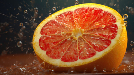 Captivating Citrus: A Visual Ode to Tangy Citruses. Generative AI