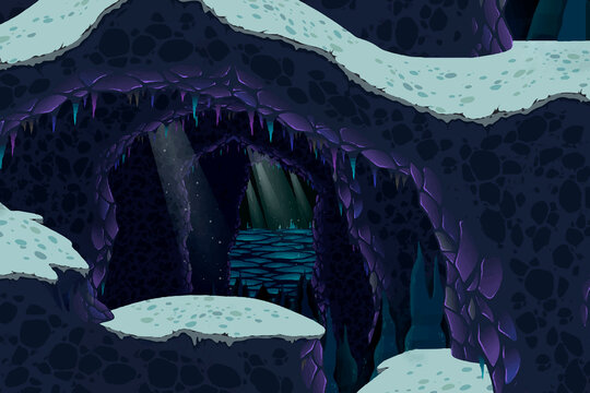 Underground background, Glitch game illustration. Free public domain CC0 image.