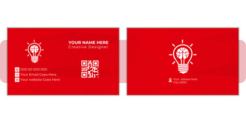 Modern professional Simple & Clean Business Card template.