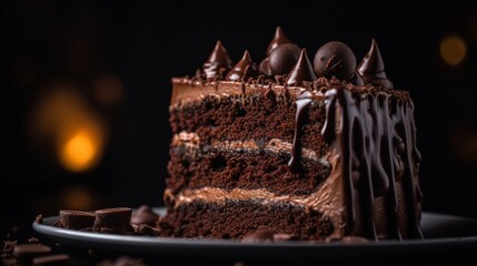 Revel in the Decadence of Triple Chocolate Cake