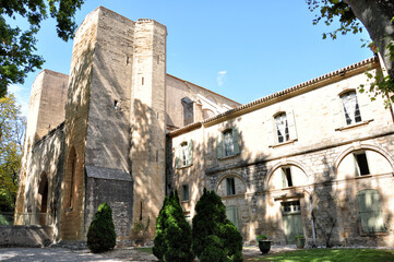 Abdij van Valmagne,   abbaye de Valmagne.
Villeveyrac, Herault, Languedoc Roussillon, South of...
