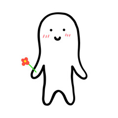 Human cartoon in different styles cute