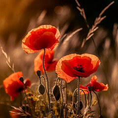 Fototapeta premium flowers in the field