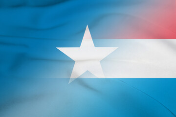 Somalia and Luxembourg political flag international relations LUX SOM