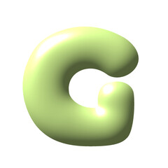 3D Alphabet G