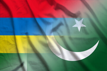 Mauritius and Pakistan government flag international contract PAK MUS