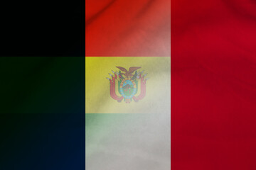Bolivia and France official flag transborder negotiation FRA BOL