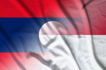 Laos and Singapore government flag transborder contract SGP LAO