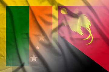 Sri Lanka and Papua New Guinea official flag transborder negotiation PNG LKA