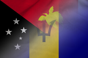 Papua New Guinea and Barbados government flag international negotiation BRB PNG