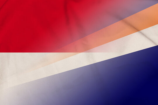Indonesia and Marshall Islands government flag international contract MHL IDN
