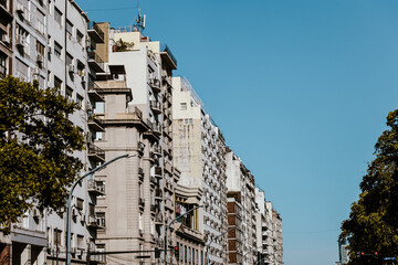 Buenos Aires, Argentina - December 21, 2022: Sights and classic architecture in and around Buenos Aires Argentina.