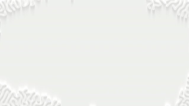 Reaction diffusion organic growing pattern. Cell division science background.