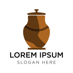 Jar logo vector illustration isolated on white background