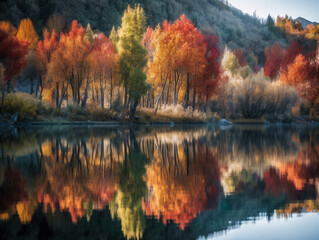 Fall Colorful Forest Lake

Landscape Photography created with generative AI tools