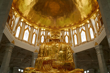 Luang Pho To Temple, a large body, a large building, a place of merit making for Buddhists At Sikhiu District, Thailand 16-05-2023