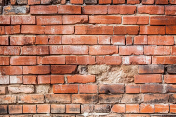 Fototapeta premium photo of red brick background wallpaper Generated AI