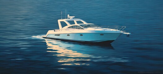 Fototapeta premium yacht on the sea